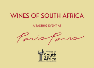 Wines of South Africa Tasting - Tuesday, October 29th